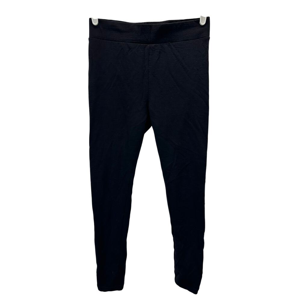 WoolX Leggings Merino Wool Black Med Base Layer Hiking